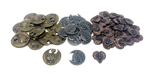 Dragon's Interest - Metal Coins