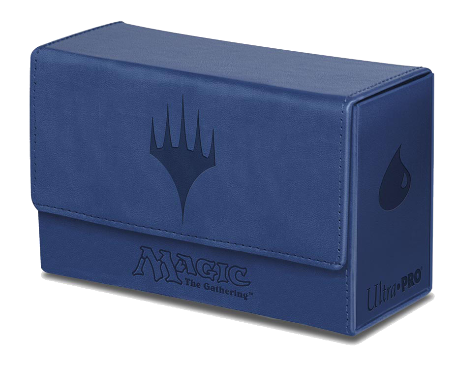 Ultra Pro - Dual Flip Box Blue Mana for Magic (Matte Finish)