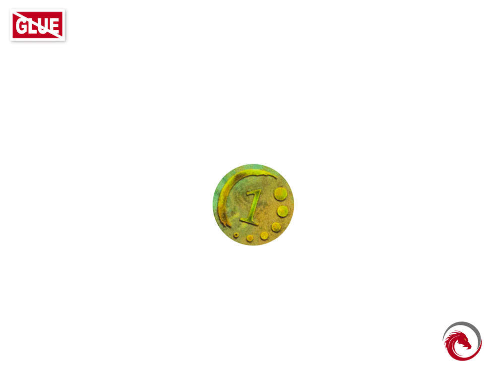 E-Raptor - Token and Marker Set of Money "1" (20 pieces)