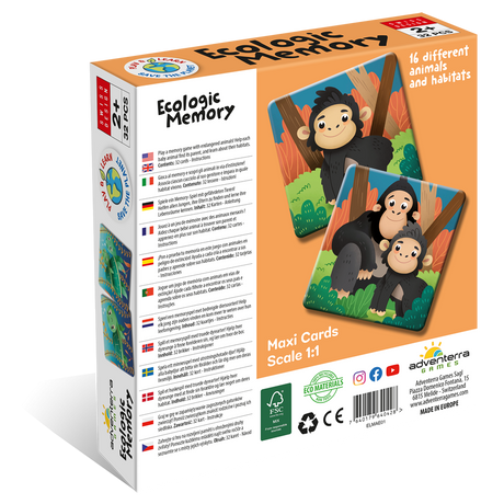 Ecologic Memory: Animals at Risk! (32 Pieces)