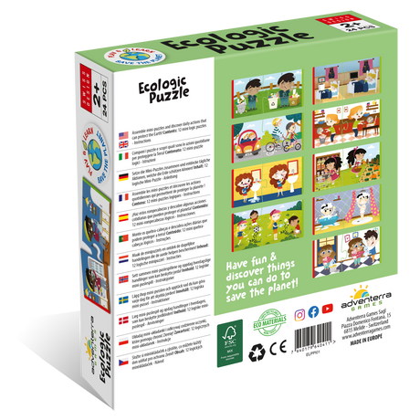 Puzzle - Adventerra Games - Ecologic Puzzle: Respect the Earth (24 Pieces)