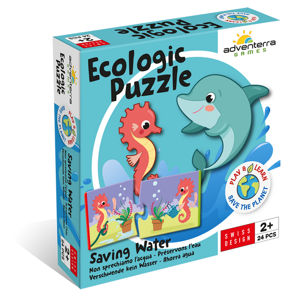 Puzzle - Adventerra Games - Ecologic Puzzle: Saving Water (24 Pieces)