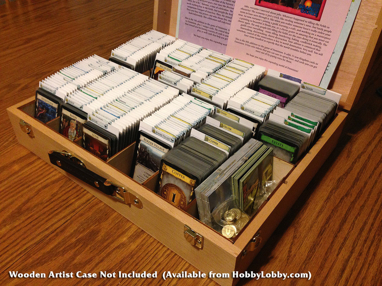 Broken Token - Euro Card Organizer for Wooden Artist Case
