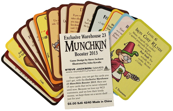 Exclusive Warehouse 23 Munchkin Booster
