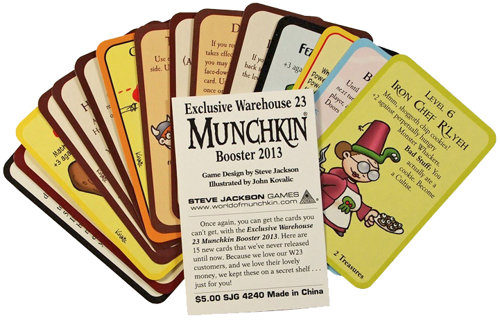 Exclusive Warehouse 23 Munchkin Booster