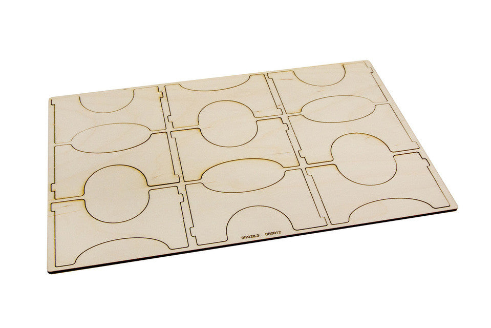 Broken Token - Extra Dividers for Horizontal Card Organizer for Wooden Artist Case