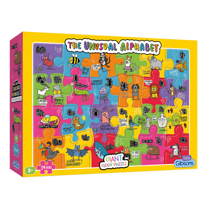 Puzzle - Gibsons - The Unusual Alphabet (24XXL Pieces)