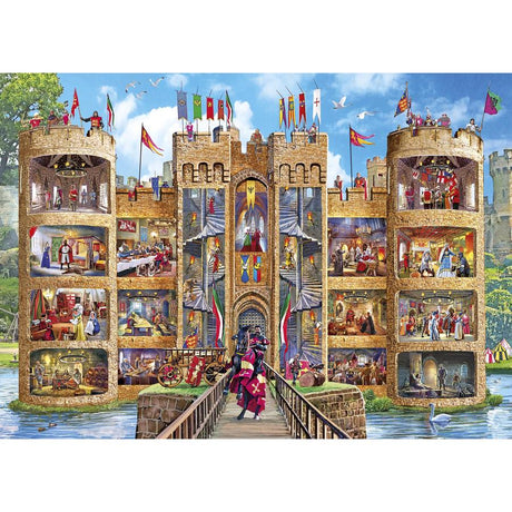 Puzzle - Gibsons - Castle Cutaway (1000 Pieces)