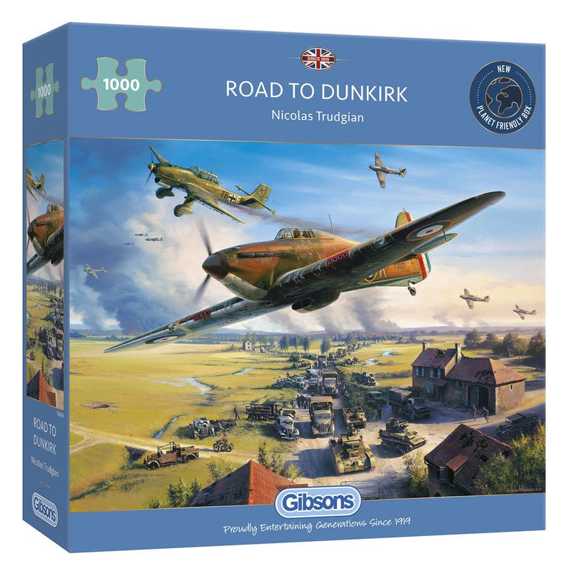 Puzzle - Gibsons - Road to Dunkirk (1000 Pieces)