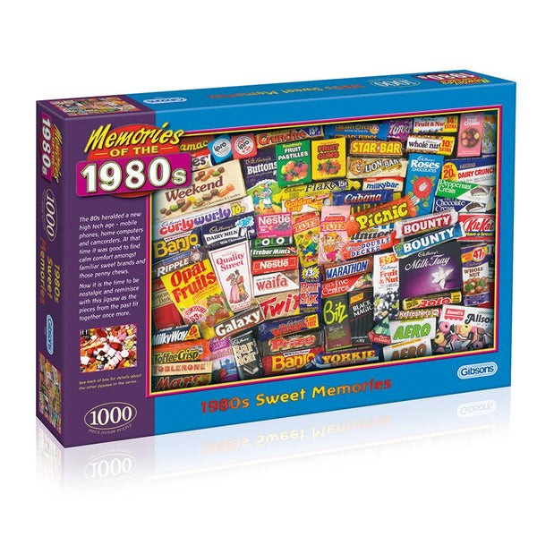 Puzzle - Gibsons - 1980s Sweet Memories (1000 Pieces)