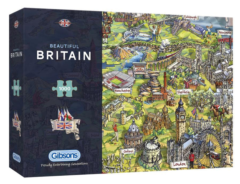 Puzzle - Gibsons - Beautiful Britain (1000 Pieces)