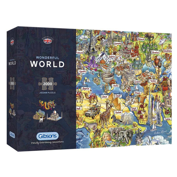 Puzzle - Gibsons - Wonderful World (2000 Pieces)