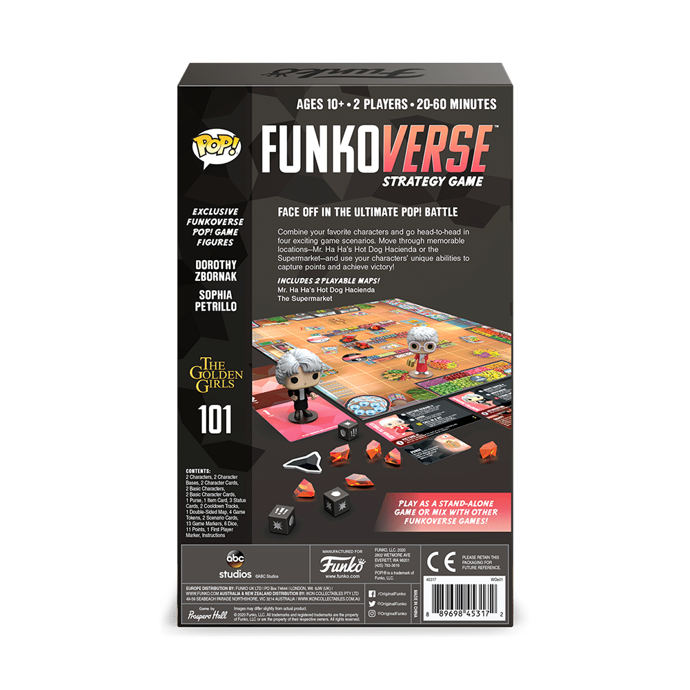 Funkoverse Strategy Game: Golden Girls 101 – Dorothy and Sophia