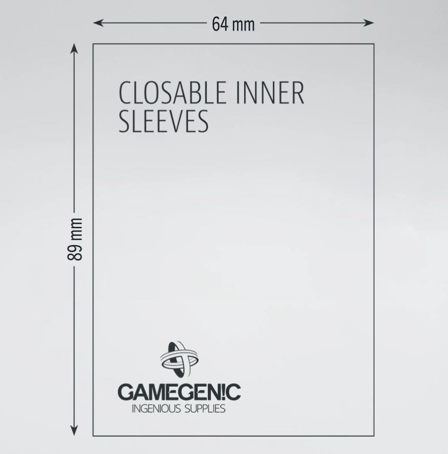 Gamegenic - Closable Inner Sleeves (100ct)