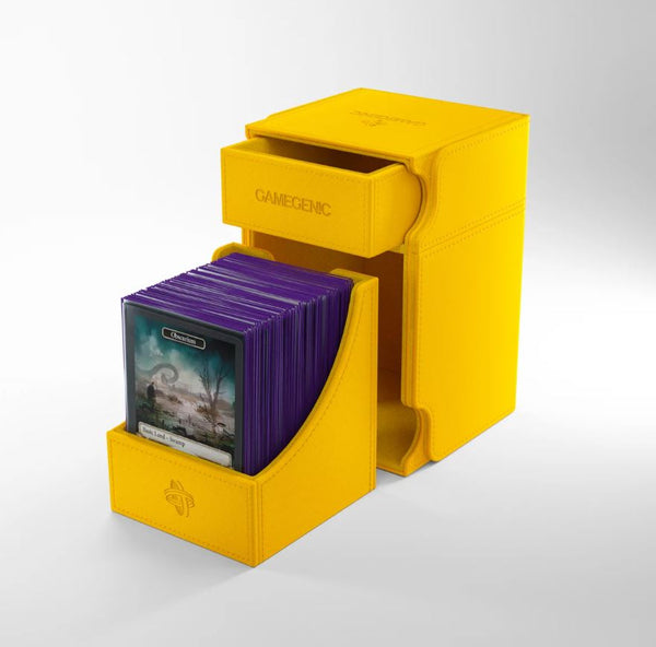 Gamegenic: Watchtower XL Convertible Deck Box Exclusive Edition - Yellow (100ct)