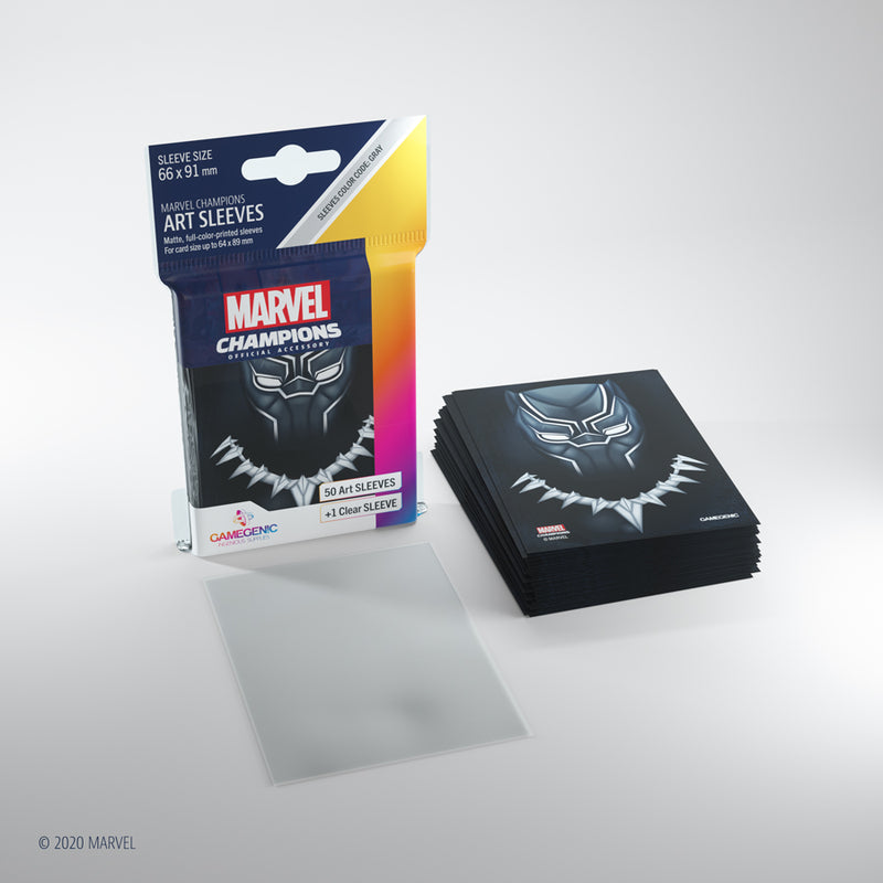 Gamegenic - Marvel Champions Art Sleeves - Black Panther (50ct)