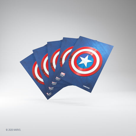Gamegenic - Marvel Champions Art Sleeves - Captain America (50ct)