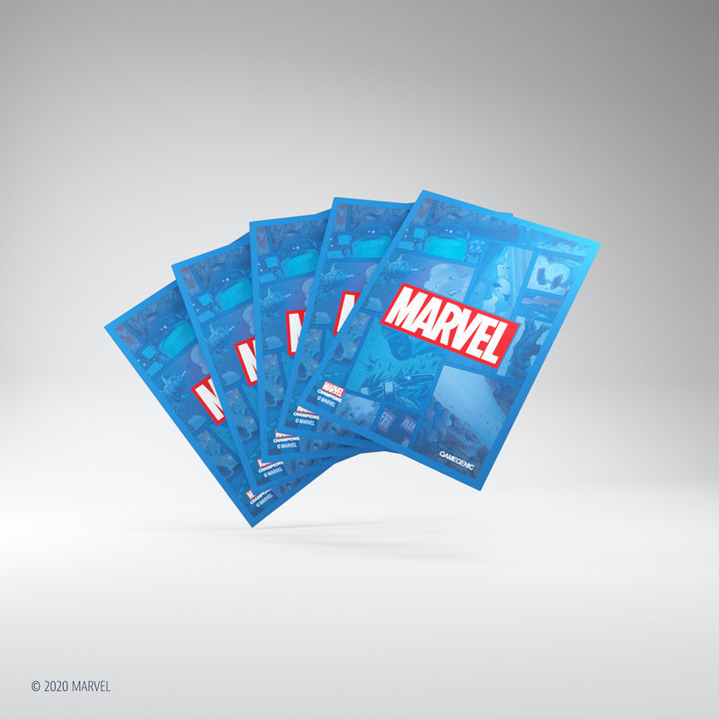 Gamegenic - Marvel Champions Art Sleeves - Marvel Blue (50ct)