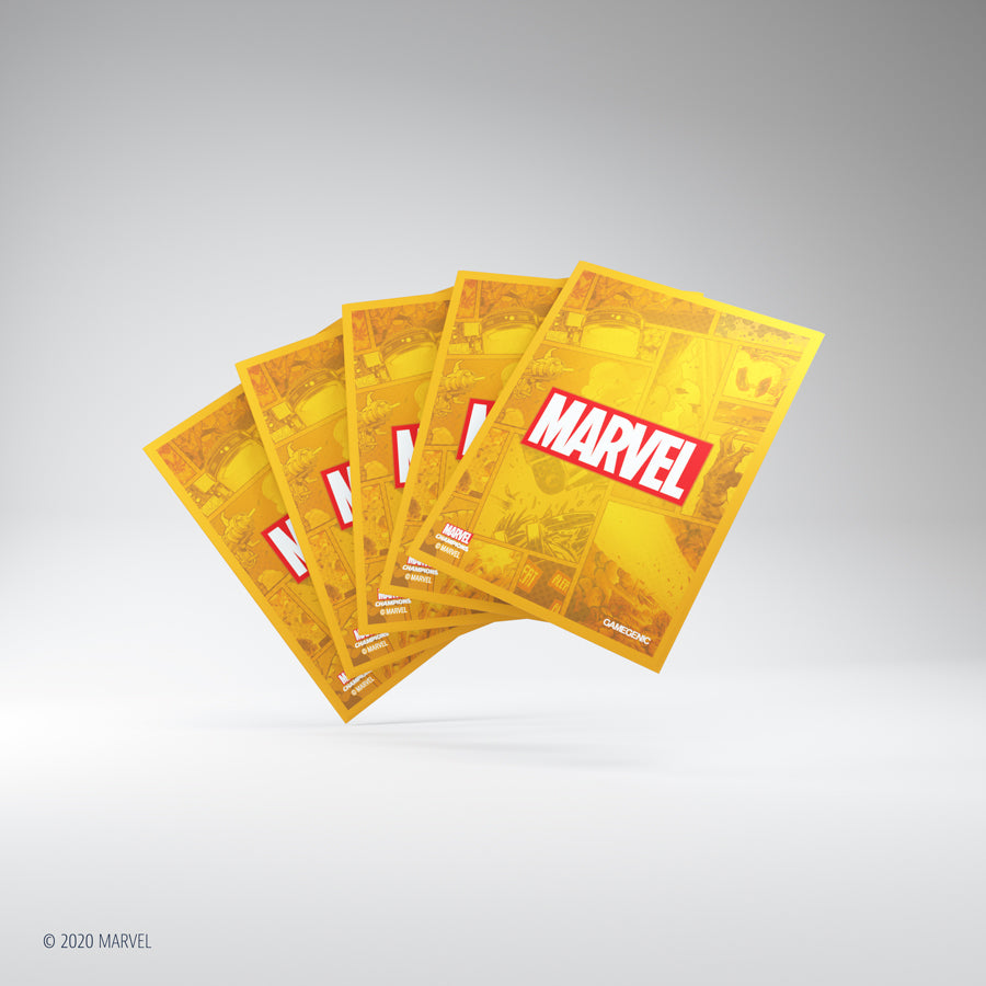 Gamegenic - Marvel Champions Art Sleeves - Marvel Orange (50ct)
