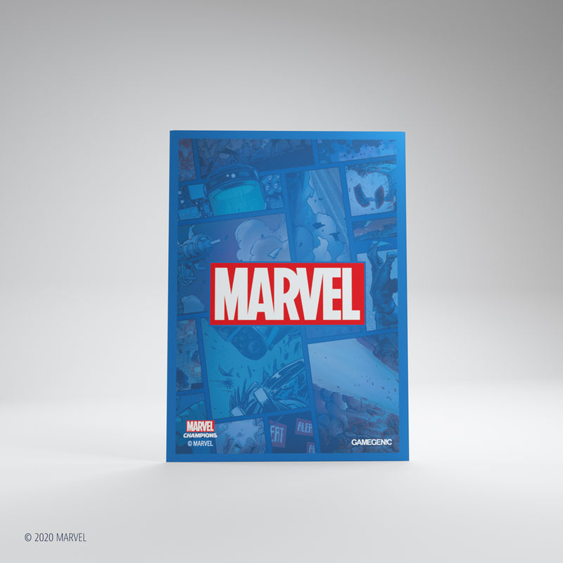 Gamegenic - Marvel Champions Art Sleeves - Marvel Blue (50ct)