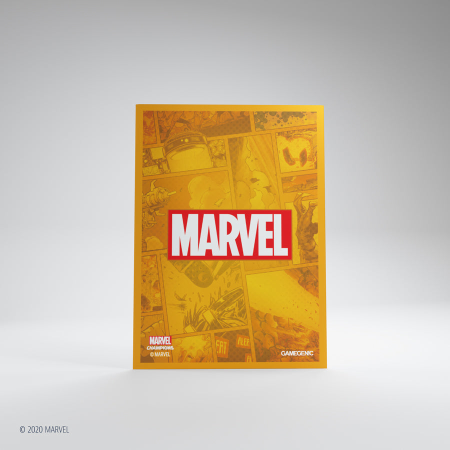 Gamegenic - Marvel Champions Art Sleeves - Marvel Orange (50ct)