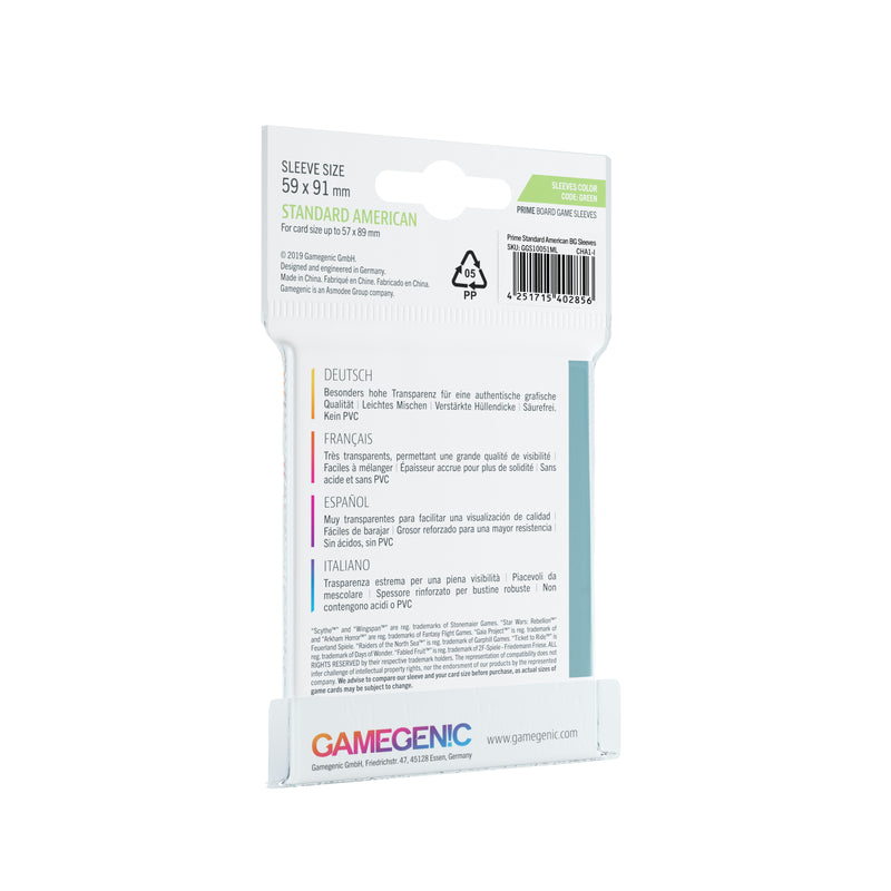 Gamegenic - Prime Standard American-Sized Sleeves (50ct)