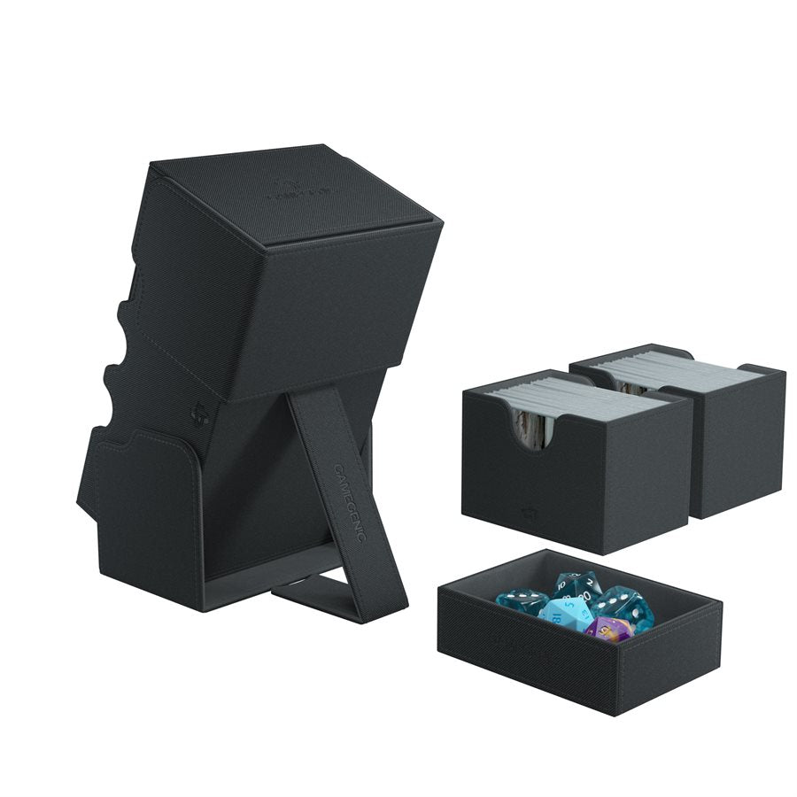 Gamegenic: Stronghold Convertible Deck Box - Black (200ct)