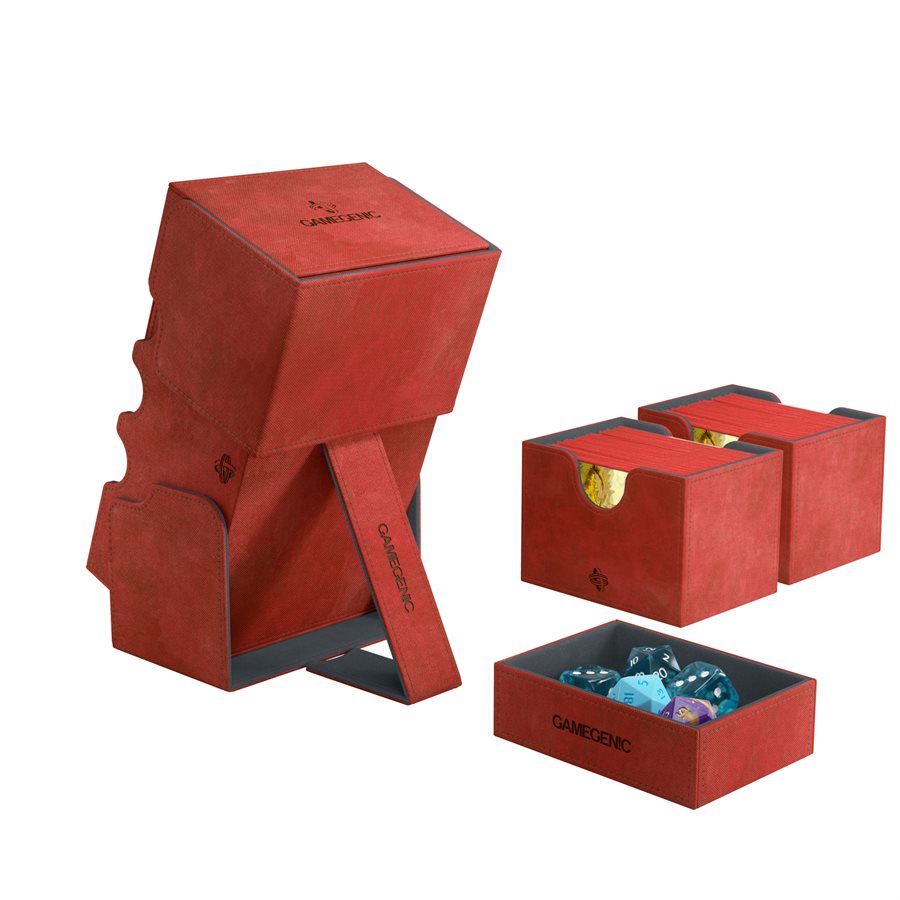 Gamegenic: Stronghold Convertible Deck Box - Red (200ct)
