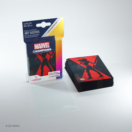 Gamegenic - Marvel Champions Art Sleeves - Black Widow (50ct)