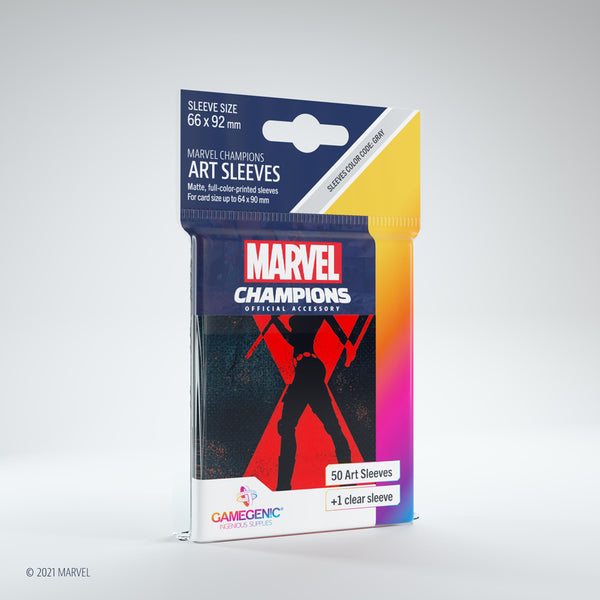 Gamegenic - Marvel Champions Art Sleeves - Black Widow (50ct)