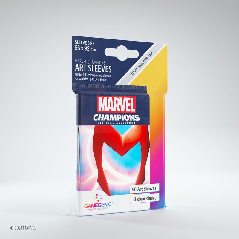 Gamegenic - Marvel Champions Art Sleeves - Scarlet Witch (50ct)