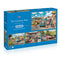 Puzzle - Gibsons - The Country Bus (4 Puzzles) (500 Pieces)