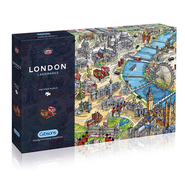 Puzzle - Gibsons - London Landmarks (1000 Pieces)