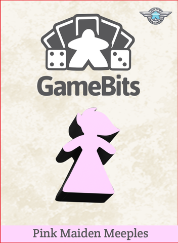 Game Bits: Maiden Meeples - Pink