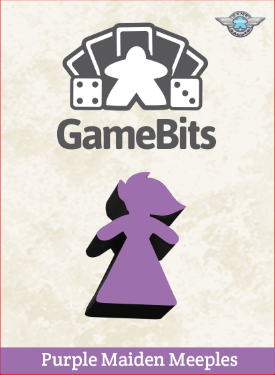 Game Bits: Maiden Meeples - Purple