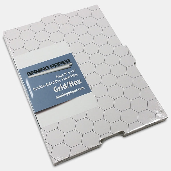 Gaming Paper: Tiles 8×11 Grid/Hex
