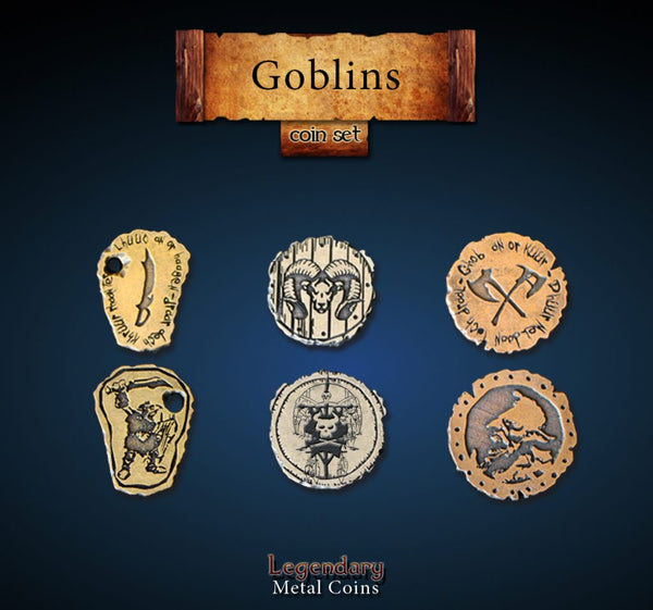 Legendary Metal Coins: Season 3 - Goblins Coin Set (24 pcs)