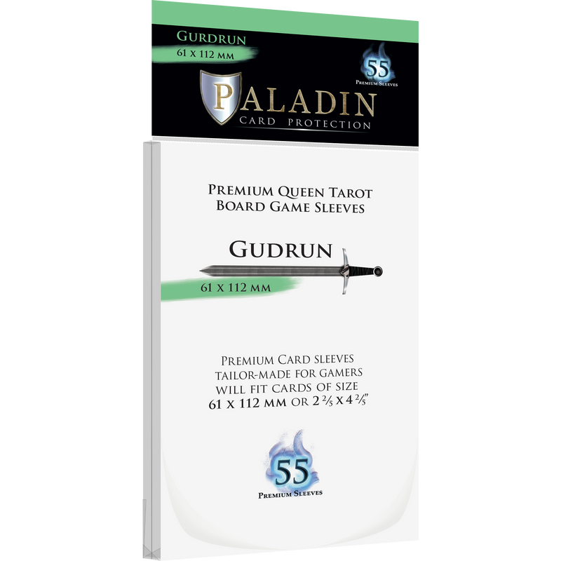 Paladin Card Protection - Gudrun (61 mm x 112 mm, Premium Queen Tarot)