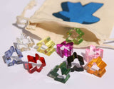 Carcassonne: Meeple - Set of 10 (Transparent Green)
