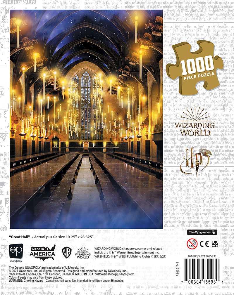 Puzzle - USAopoly - Harry Potter "Great Hall" (1000 Pieces)