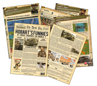 Heroes of Normandie: Gazette #2 "Hobart's Funnies"