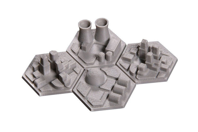Broken Token - Share4 3D Space Colony Hex Tiles (4)