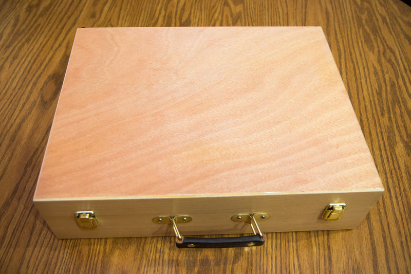 Broken Token - Unfinished Wooden Artist Case and Organizer Set (WAC001)