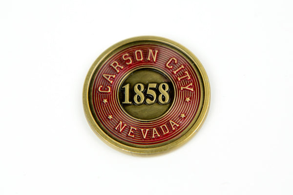 Broken Token - Carson City Metal Turn Marker Coin
