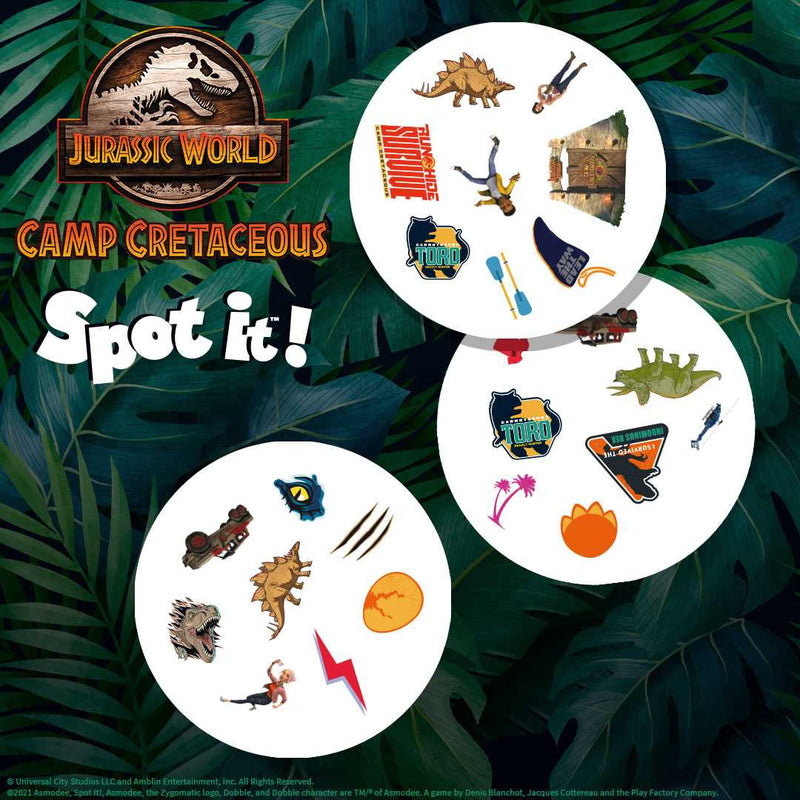 Spot It! Jurassic World: Camp Cretaceous