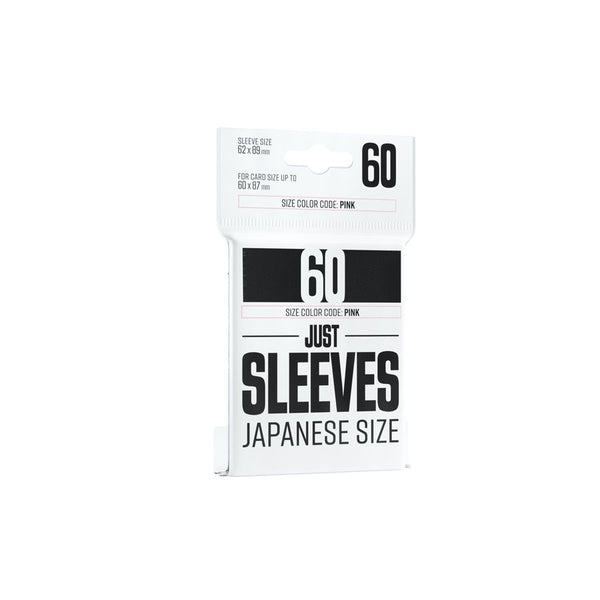 Just Sleeves: Japanese Size - Black (60ct)