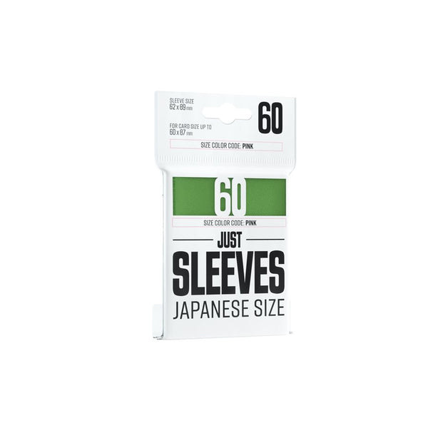 Just Sleeves: Japanese Size - Green (60ct)