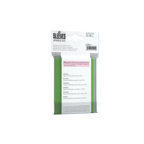 Just Sleeves: Japanese Size - Green (60ct)