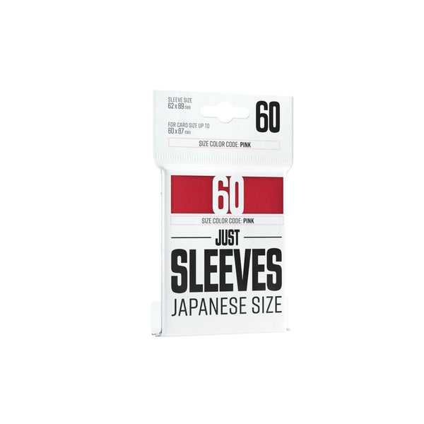 Just Sleeves: Japanese Size - Red (60ct)