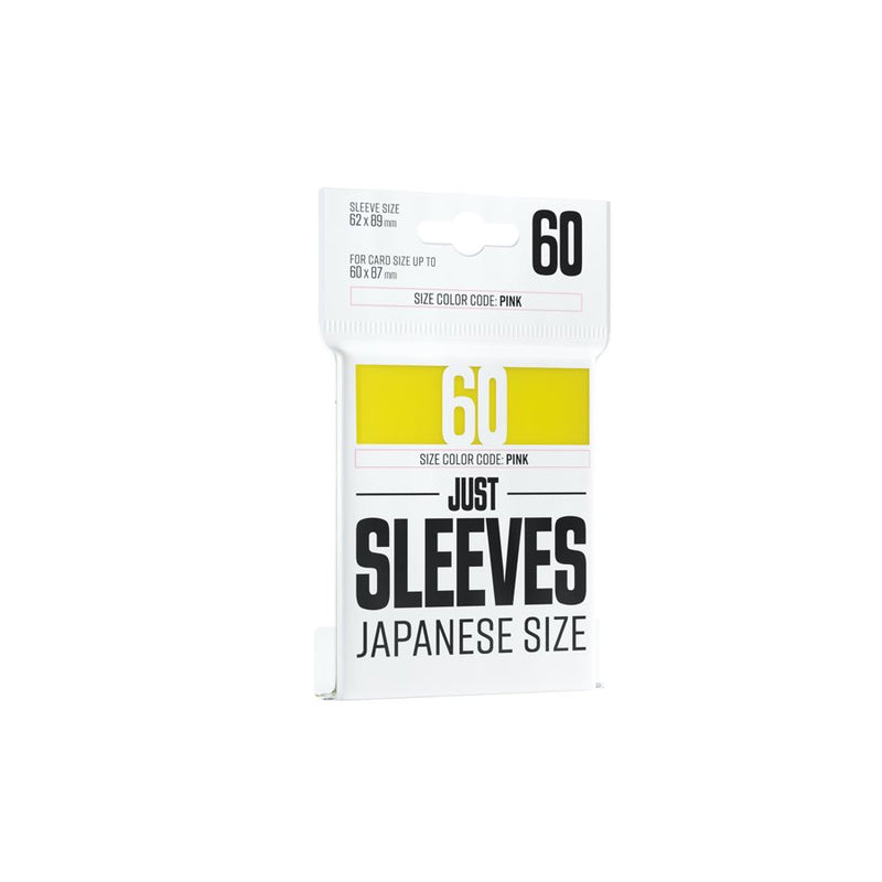Just Sleeves: Japanese Size - Yellow (60ct)